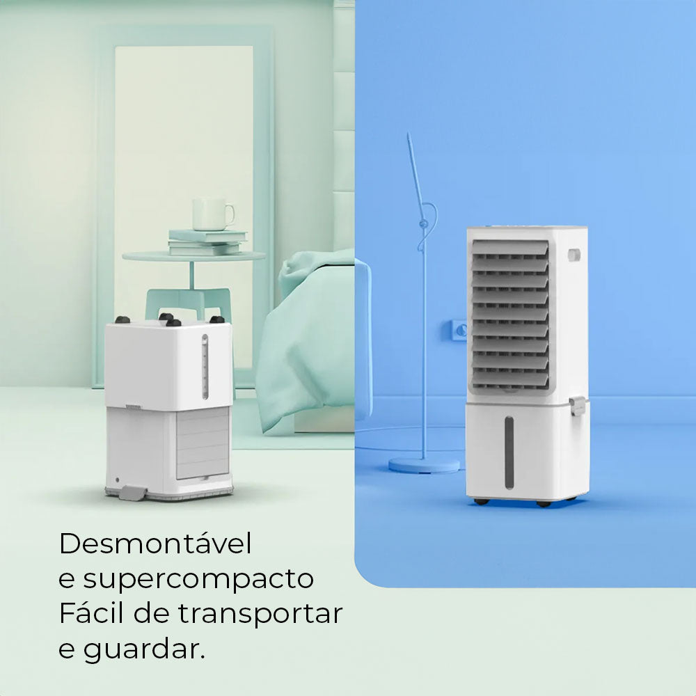 CLIMATIZADOR DE AR FRIO 110V CADENCE CLI530 8,4L COMPACTAR VENTILADOR E UMIDIFCADOR DE AR FRIO PORTÁTIL
