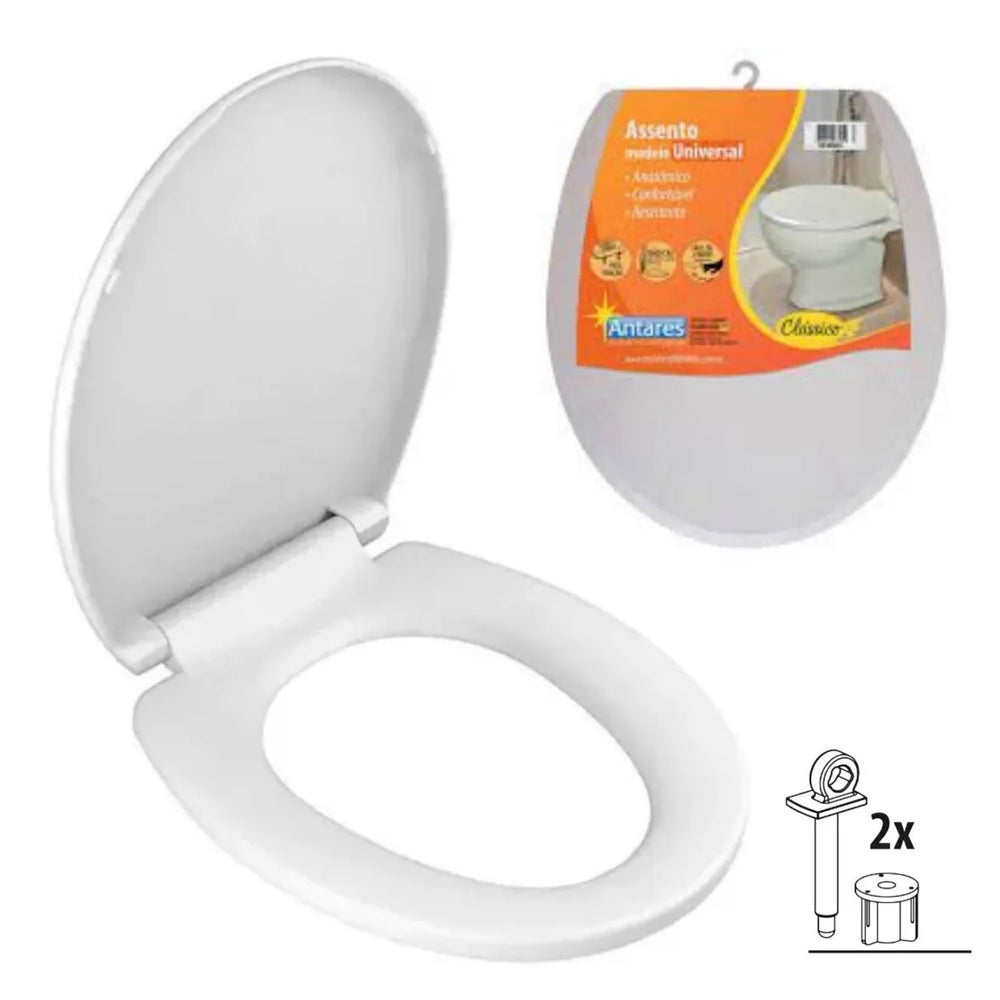 ASSENTO TAMPA DE VASO OVAL SANITÁRIO UNIVERSAL
