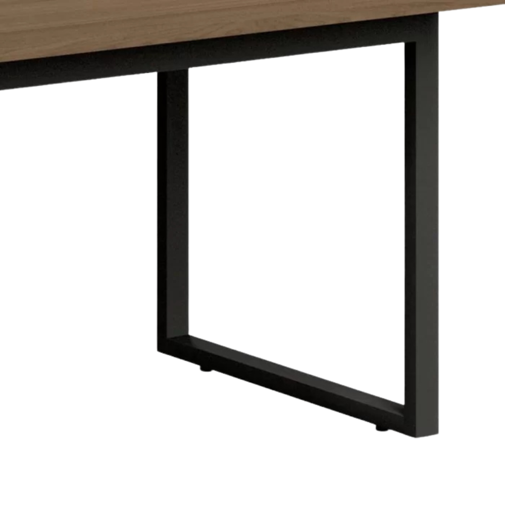 Mesa De Reunioes Para Escritório 2,20 Mt Carvalho Munique F220 - Kappesberg