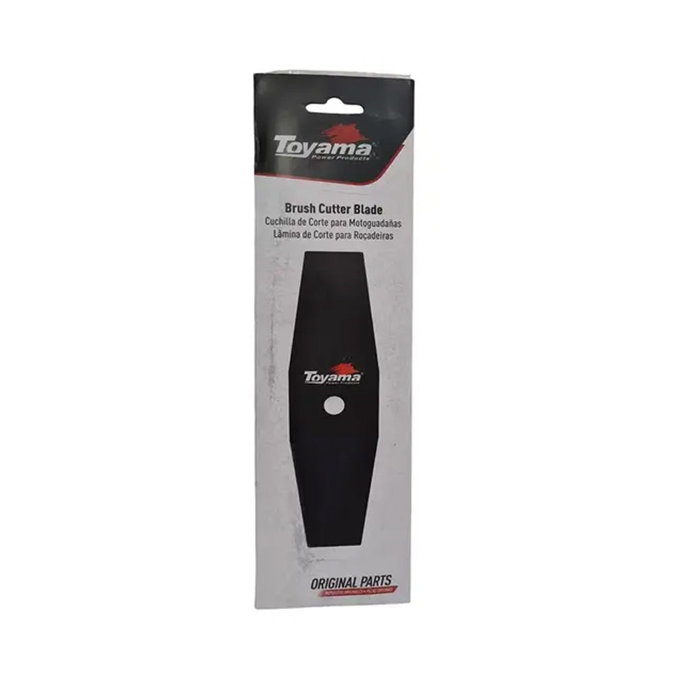 Kit 02 Lâminas para Roçadeira com 2 Pontas em Aço com Adaptador de Furo 350×25,4×2,0mm Universal Toy