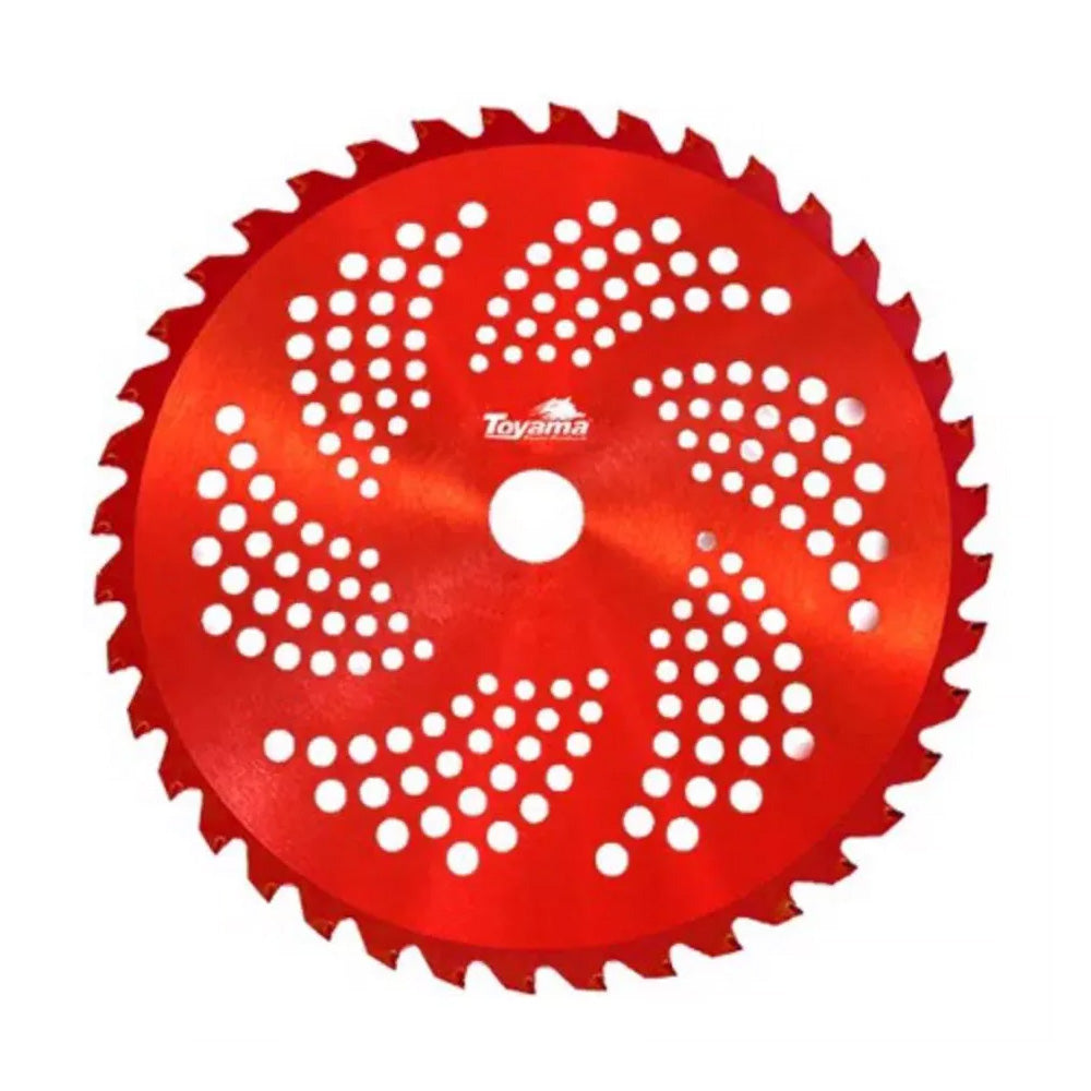 Kit 02 Lâminas para Roçadeira Circular 40 Dentes Videa Toyama 255×25,4×2,0mm Vermelha