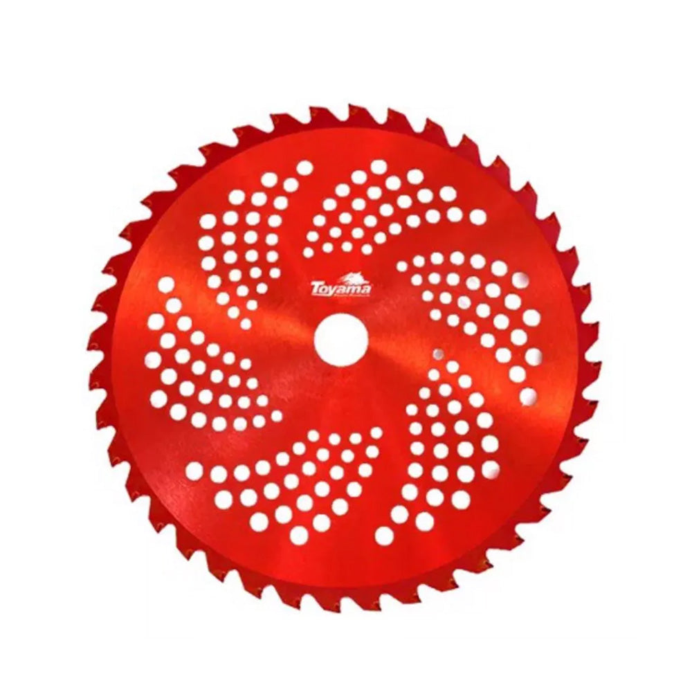 KIT 05 LÂMINAS PARA ROÇADEIRA CIRCULAR 40 DENTES VIDEA TOYAMA 255×25,4×2,0MM VERMELHA