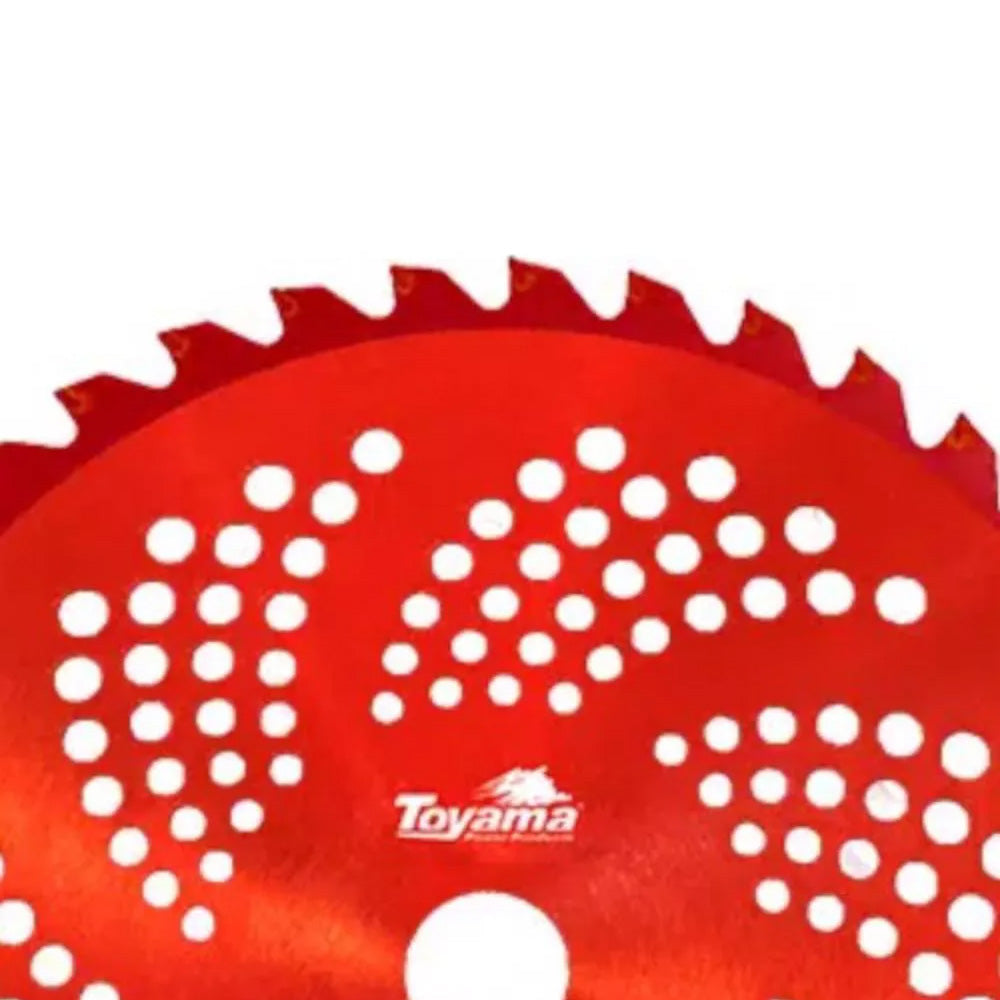 KIT 05 LÂMINAS PARA ROÇADEIRA CIRCULAR 40 DENTES VIDEA TOYAMA 255×25,4×2,0MM VERMELHA