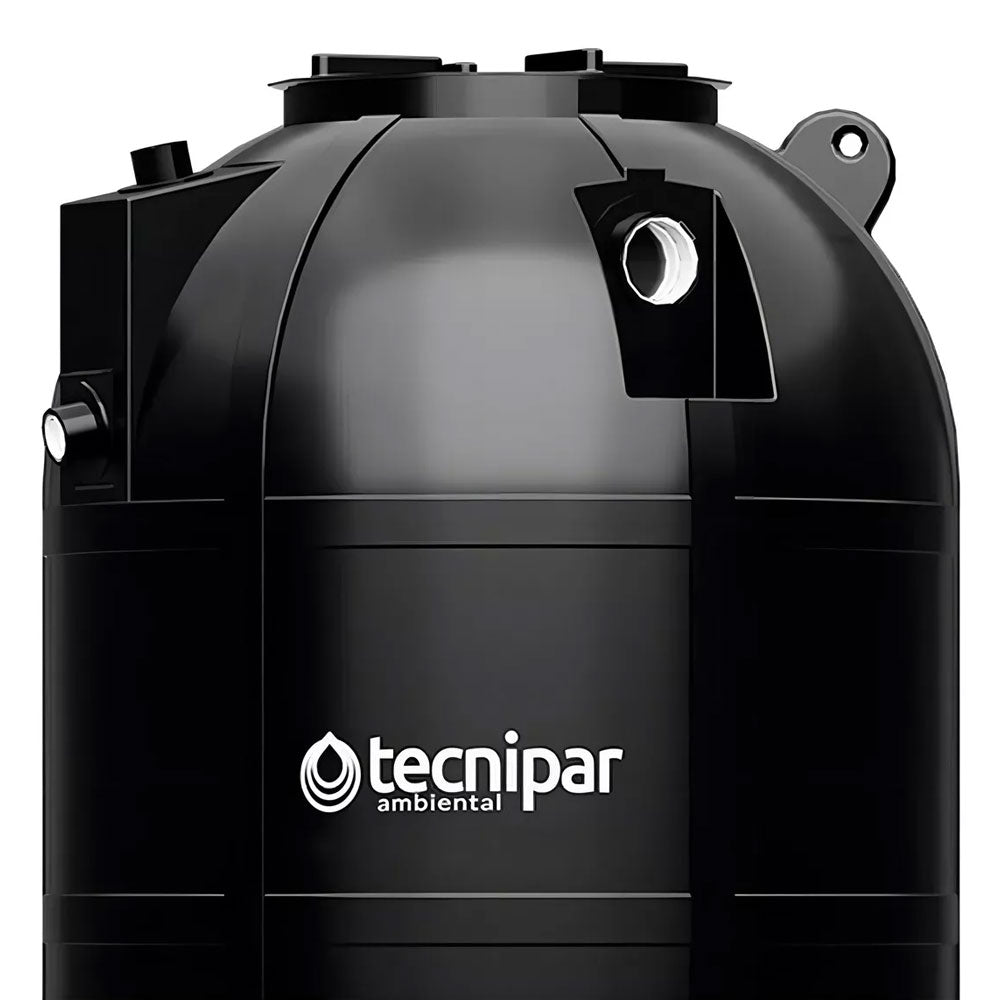 FOSSA SEPTICA BIODIGESTOR PARA ESGOTO 750L/ DIA TECNIPAR PRETA 168CM