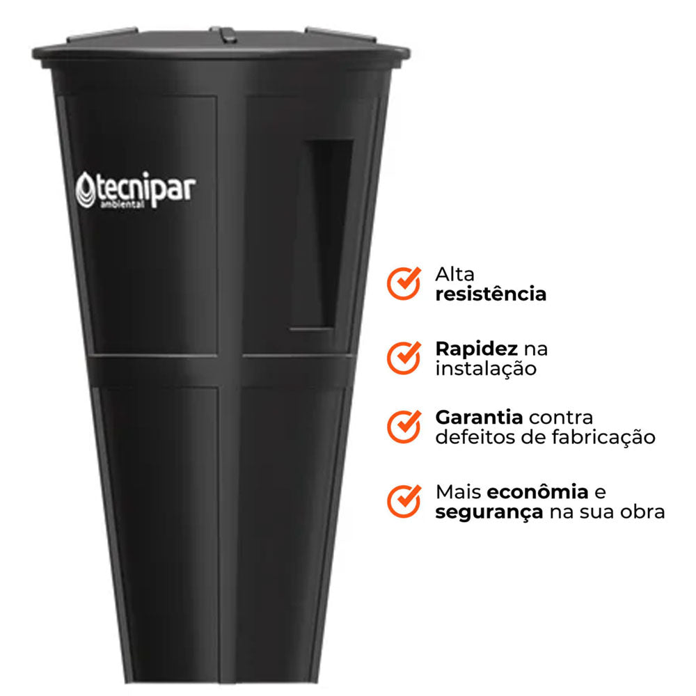 Leito de Secagem Biodigestor Fossa Septica 180 Litros Tecnipar