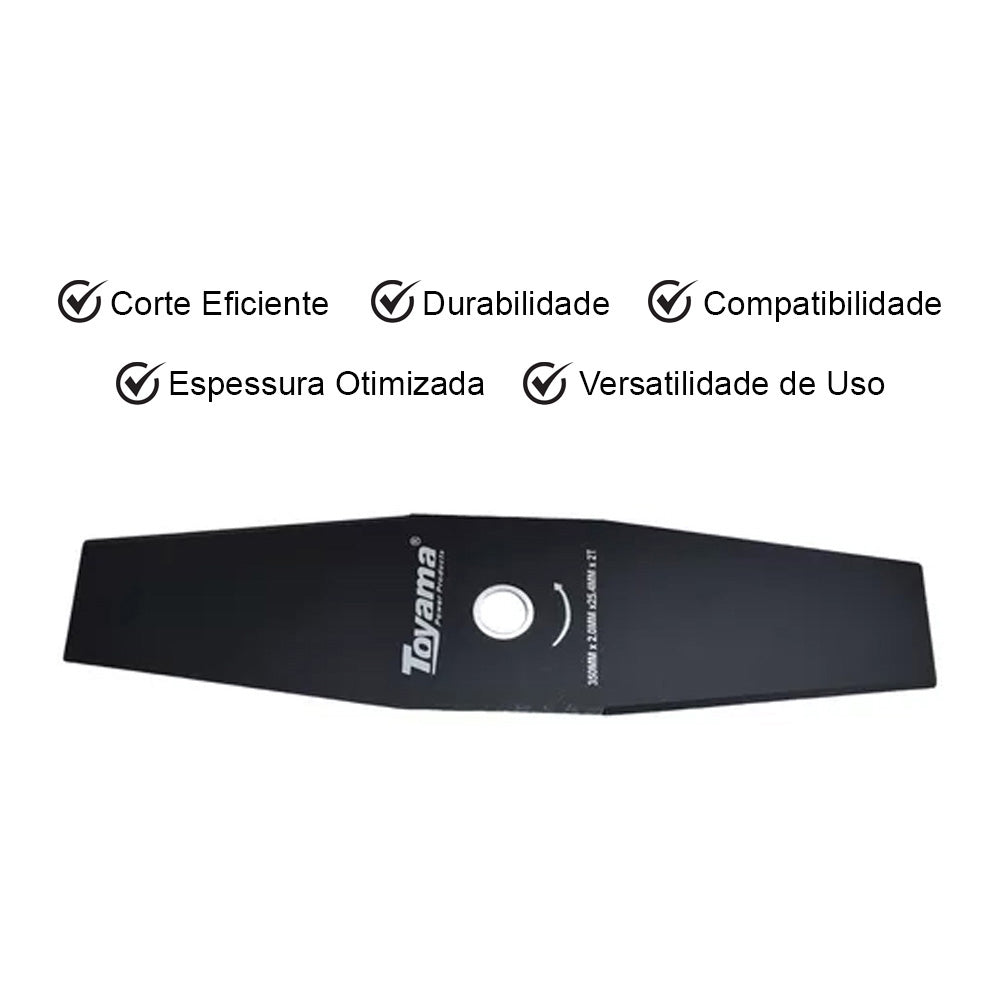ROÇADEIRA LATERAL A GASOLINA TOYAMA TBC63 3.5CV 2T 63.3CC COM CARRETEL DE NYLON E 3 LÂMINAS