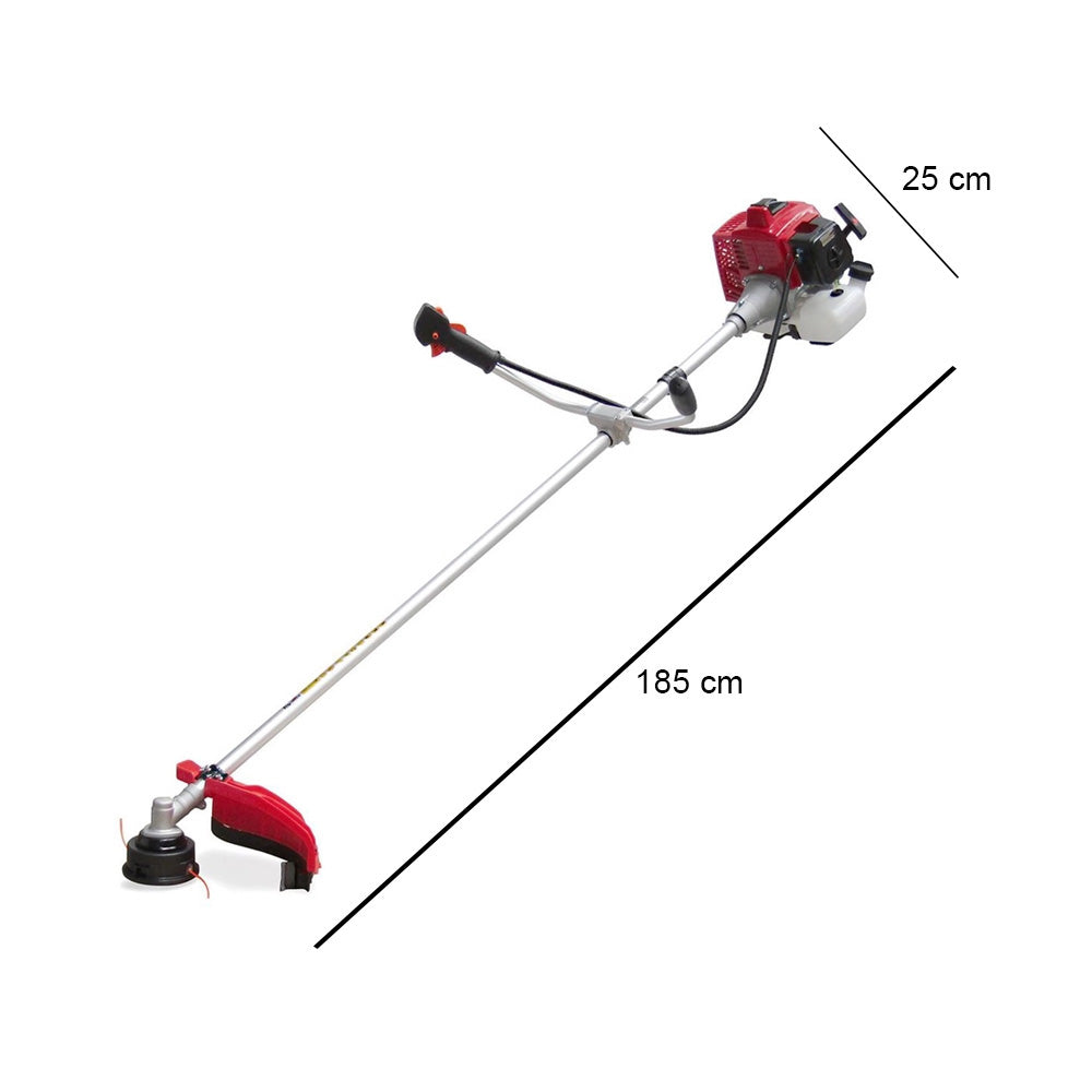 ROÇADEIRA LATERAL A GASOLINA TOYAMA TBC63 3.5CV 2T 63.3CC COM CARRETEL DE NYLON E 3 LÂMINAS