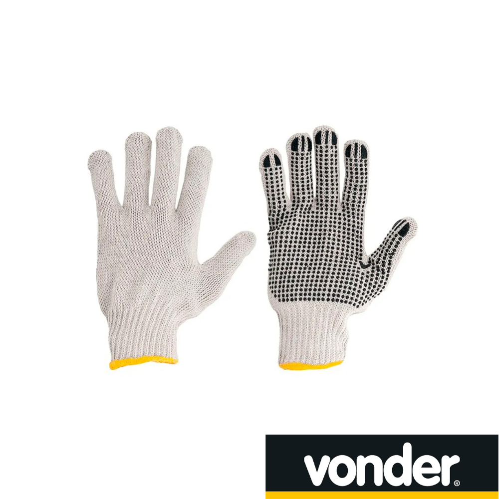 Carrinho de Carga Armazém 350kg Reforçado Metalosa com Luva de Malha Uso Geral Vonder