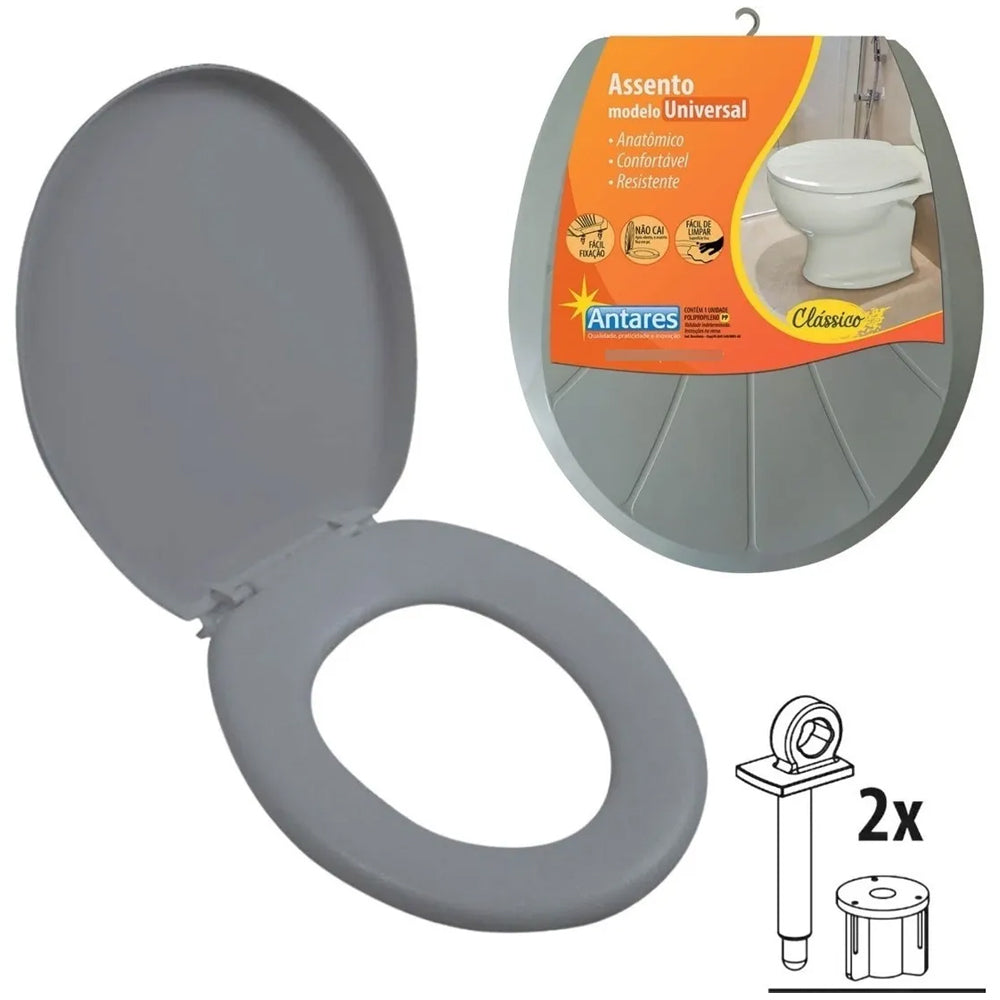 ASSENTO TAMPA DE VASO OVAL SANITÁRIO UNIVERSAL