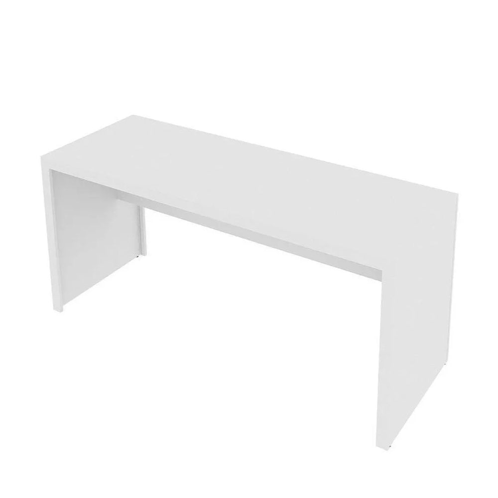 Mesa de Escritório Escrivaninha Para Computador 163cm Tecnomobili ME4109 Cor Branca