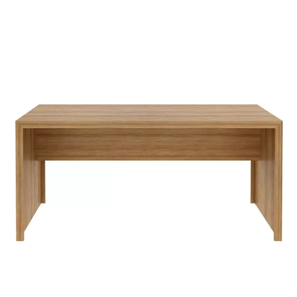 Mesa de Escritório Escrivaninha Para Computador 163cm Tecnomobili ME4109 Cor Amendoa