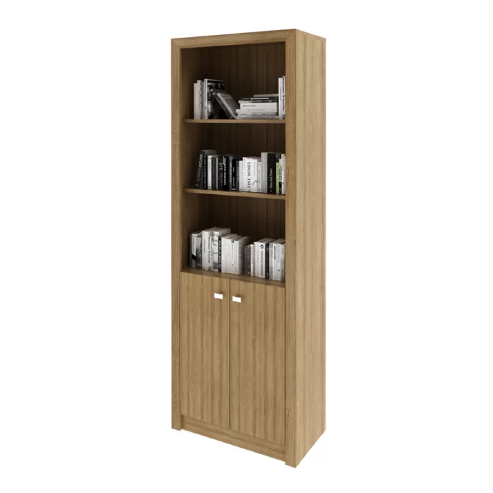 Armário Estante Multiuso Para Livros Escritório Cozinha 2 Portas e 5 Prateleiras ME4110 Tecnomobili