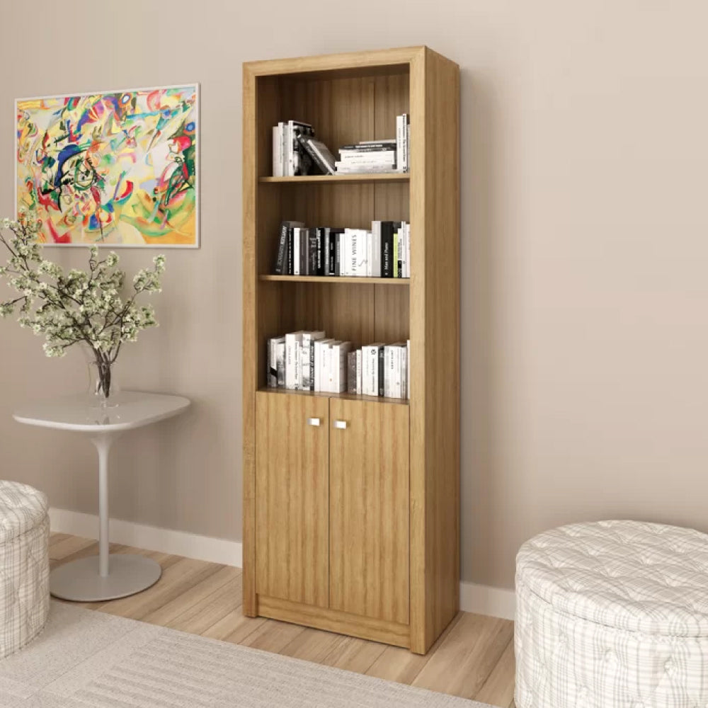 Armário Estante Multiuso Para Livros Escritório Cozinha 2 Portas e 5 Prateleiras ME4110 Tecnomobili