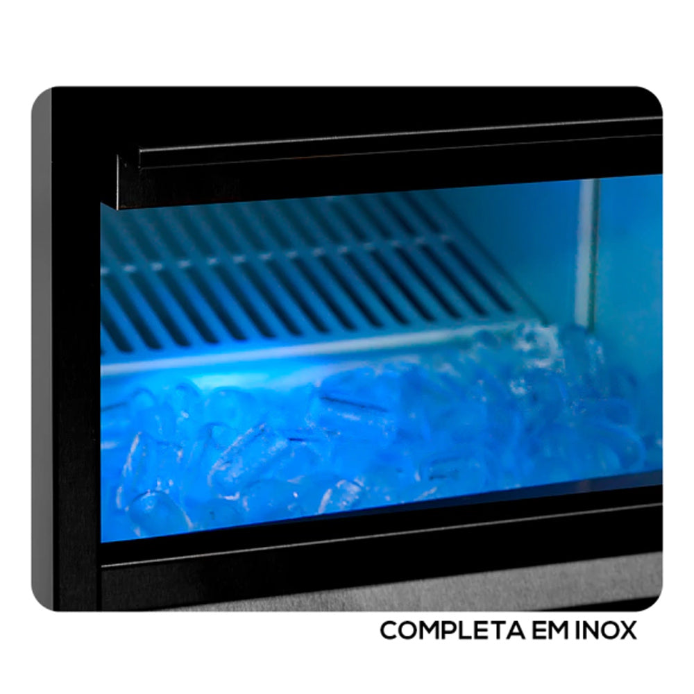 MÁQUINA DE GELO SUPER ICE 26KG BLACK 220V BENMAX