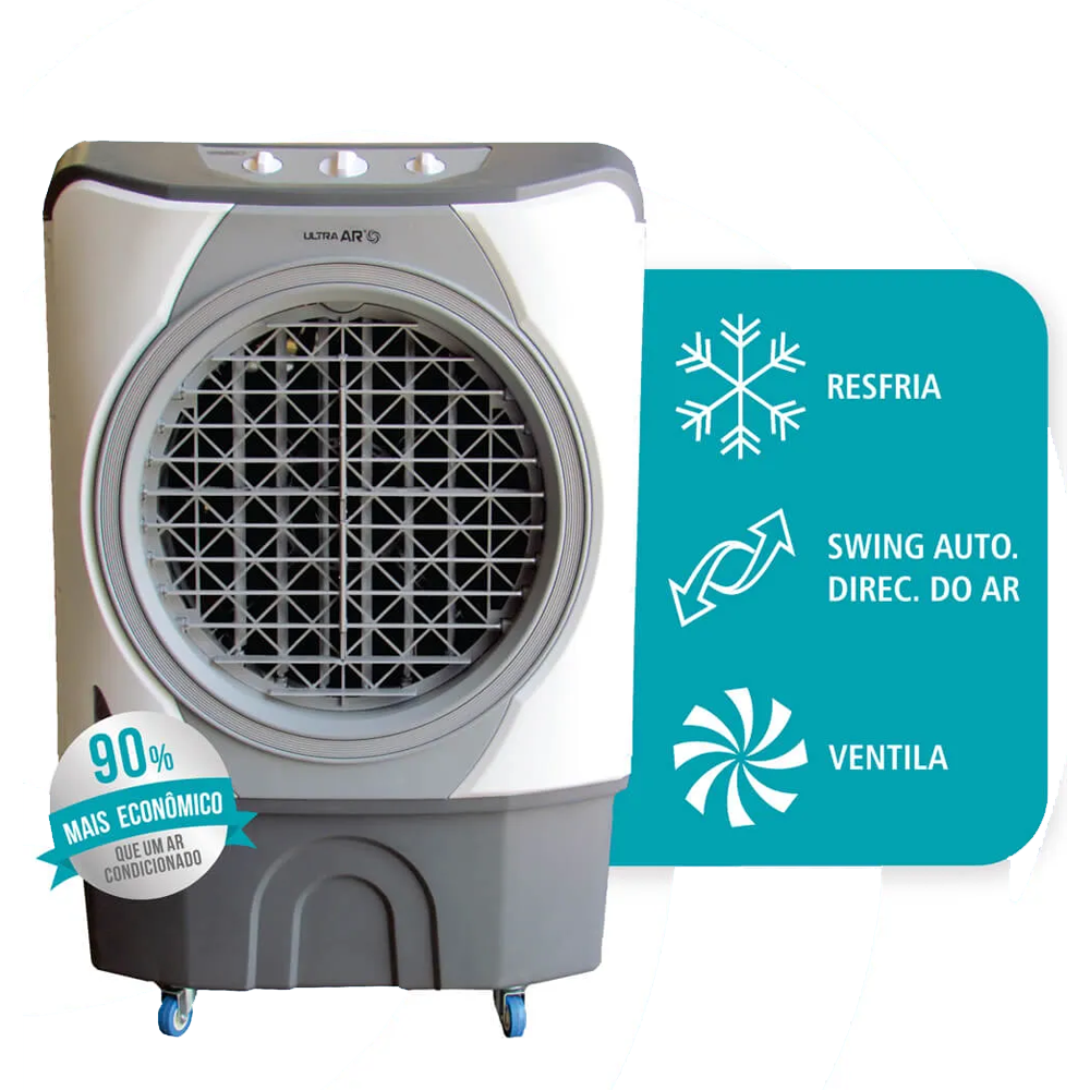 Climatizador de Ar Vaporizador Portátil 45 Litros 210w 127v Ultraar