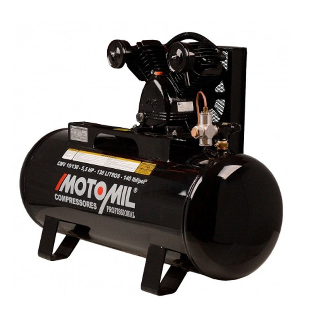 COMPRESSOR 140LBS DE AR CMV 15/130C PARA MOTOR À GASOLINA SEM MOTOR MOTOMIL