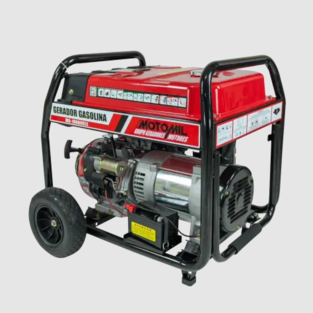 GERADOR DE ENERGIA A GASOLINA 18CV 4T MONOFÁSICO MG10000CLE MOTOMIL
