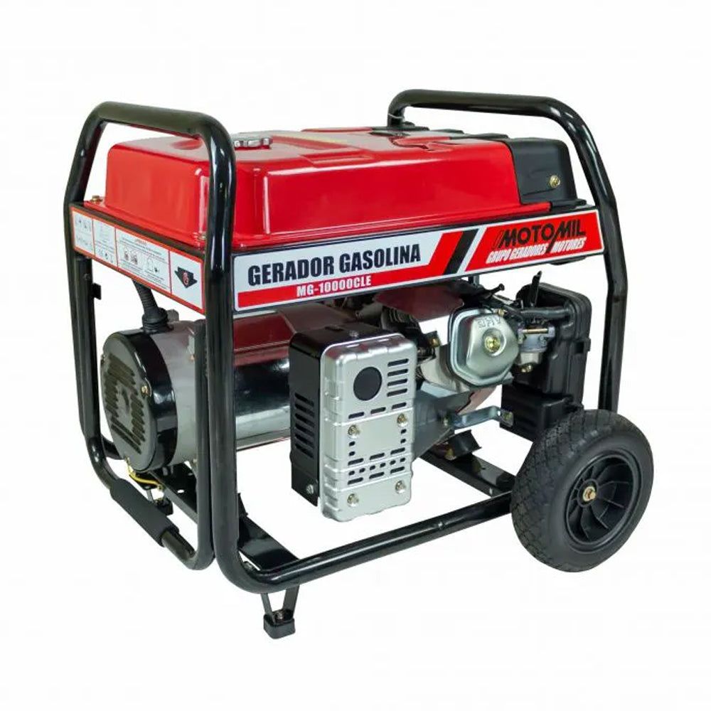 GERADOR DE ENERGIA A GASOLINA 18CV 4T MONOFÁSICO MG10000CLE MOTOMIL