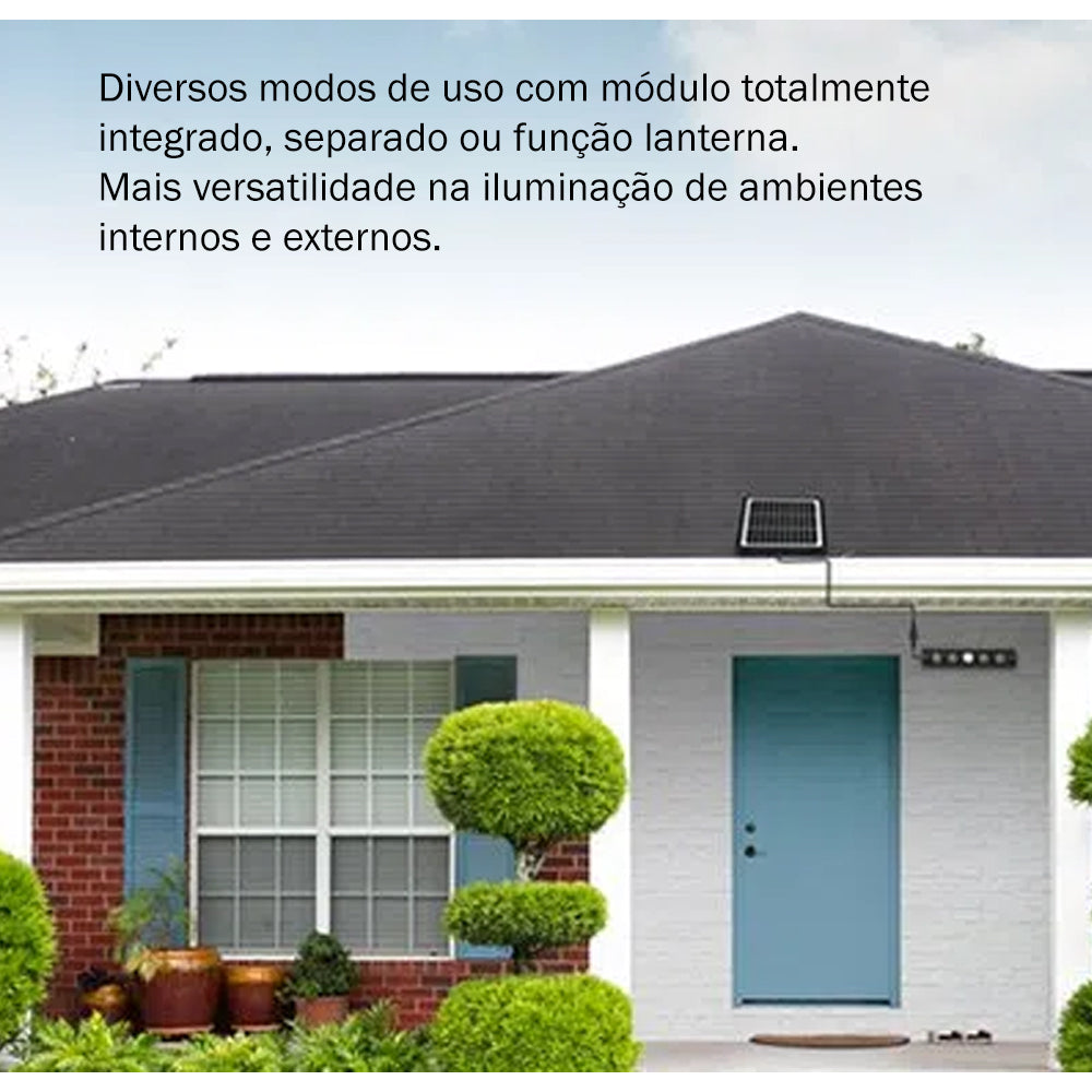 Luminária Solar 2 em 1 Multifuncional para Jardins, Parques, Fachadas Lsm 950 Intelbras