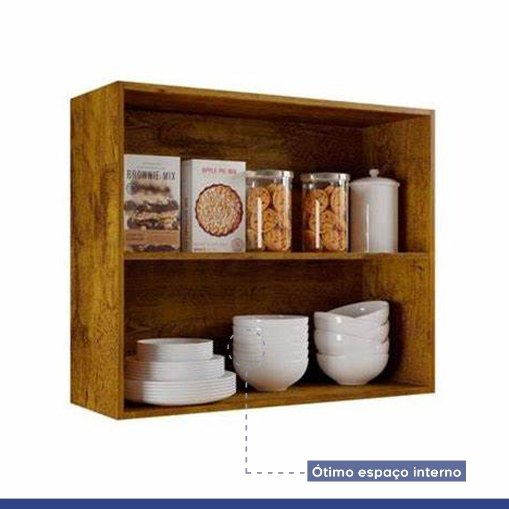 Armário Aéreo 2 Portas para Cozinha Valencia Rovere Kaiki