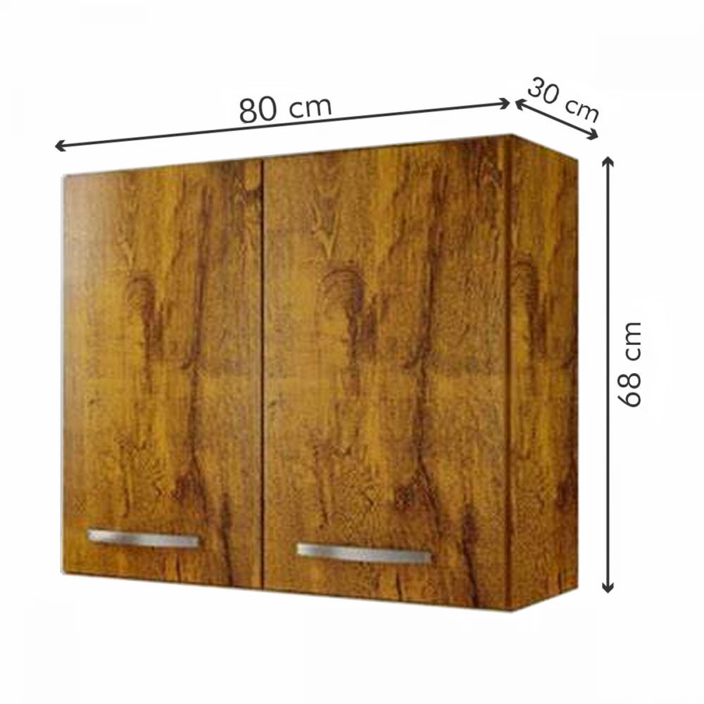 Armário Aéreo 2 Portas para Cozinha Valencia Rovere Kaiki