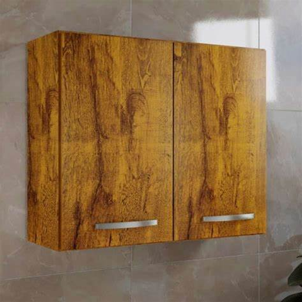 Armário Aéreo 2 Portas para Cozinha Valencia Nature/off White Kaiki