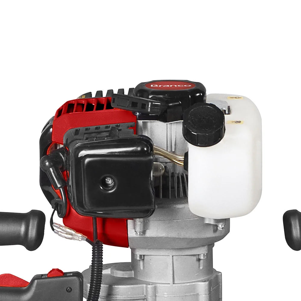 PERFURADOR DE SOLO Á GASOLINA GUIDÃO DUPLO 52CC BPS52D 2T BRANCO
