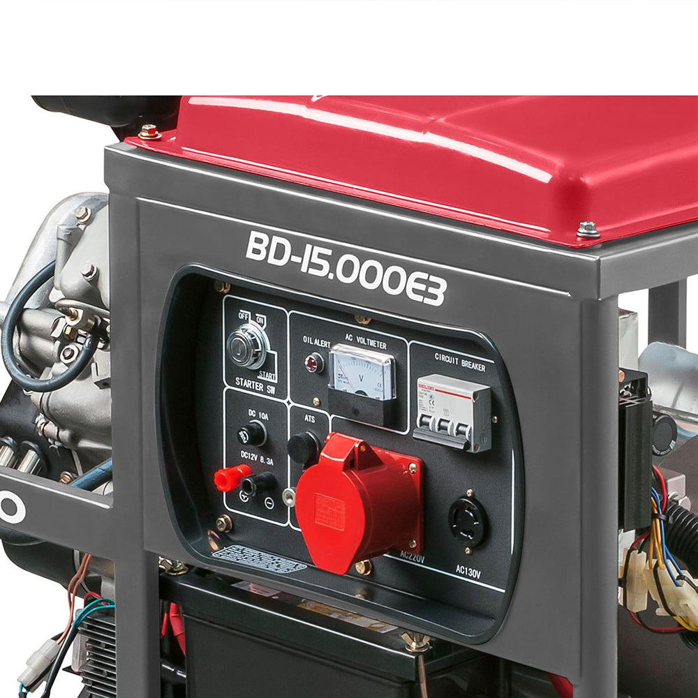 GERADOR BRANCO BD 15000 E3 G2 TRIFÁSICO 380V PART. ELÉTRICA DIESEL