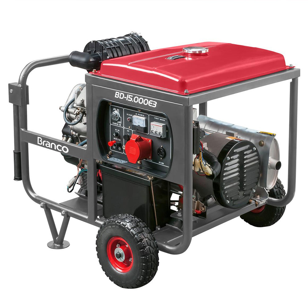 GERADOR BRANCO BD 15000 E3 G2 TRIFÁSICO 380V PART. ELÉTRICA DIESEL