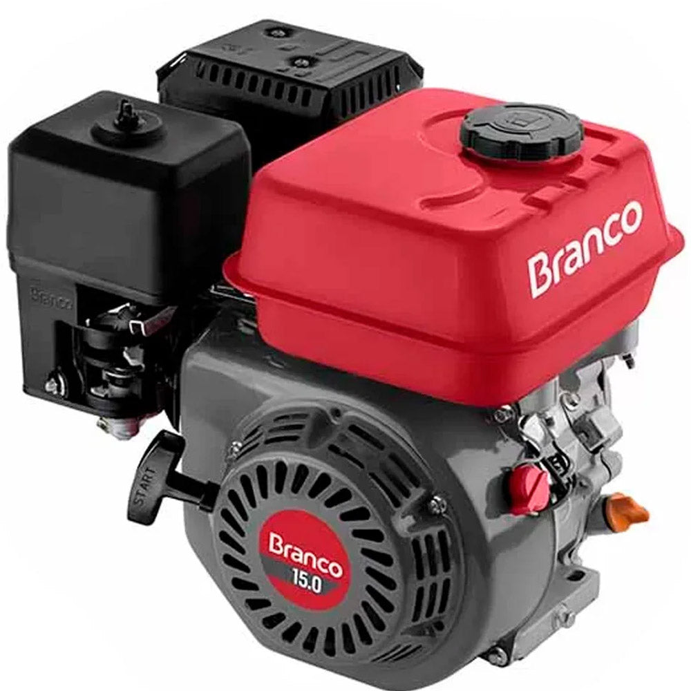 MOTOR A GASOLINA 15HP BRANCO B4T-15.0H PARTIDA MANUAL 4T 420CC