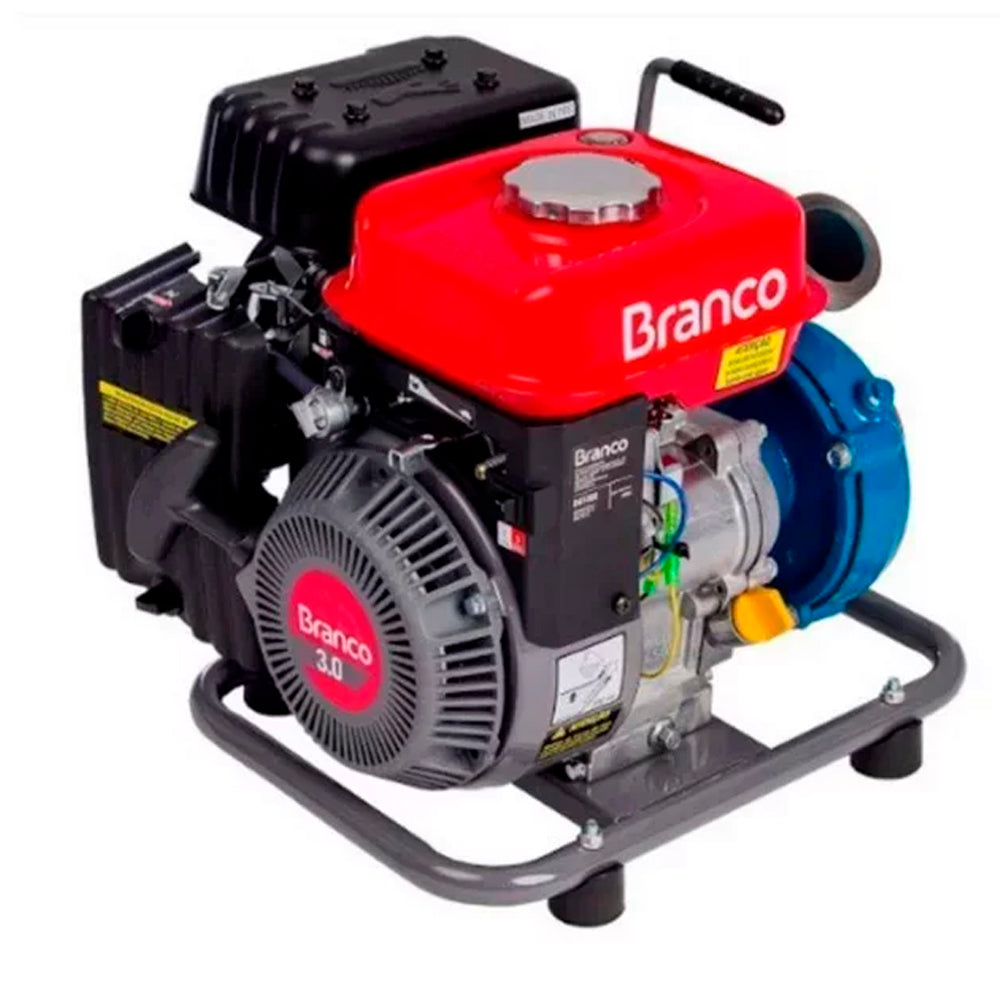 MOTOBOMBA CENTRÍFUGA À GASOLINA B4T 703 2 X 2 POL. 3CV PARTIDA MANUAL BRANCO