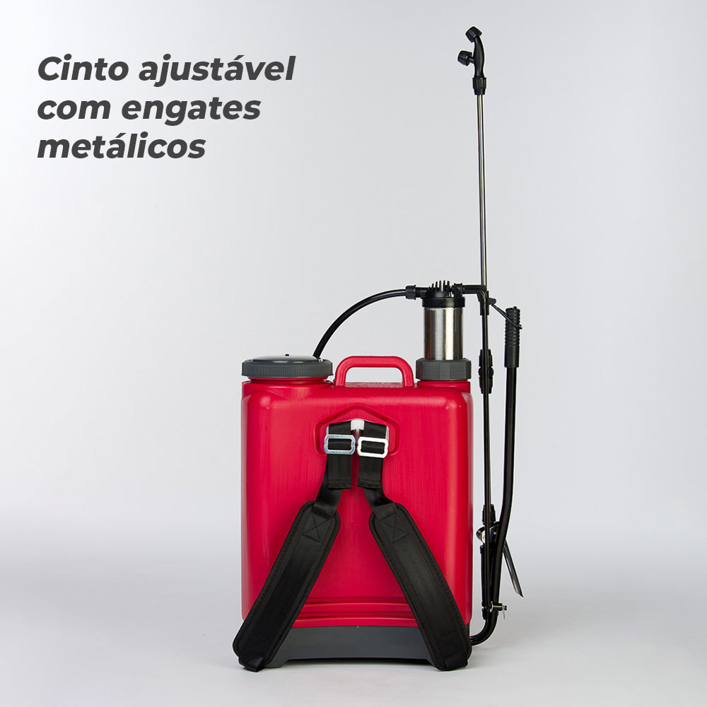 Pulverizador Agrícola Costal Manual Bpc20m 20 Litros Branco