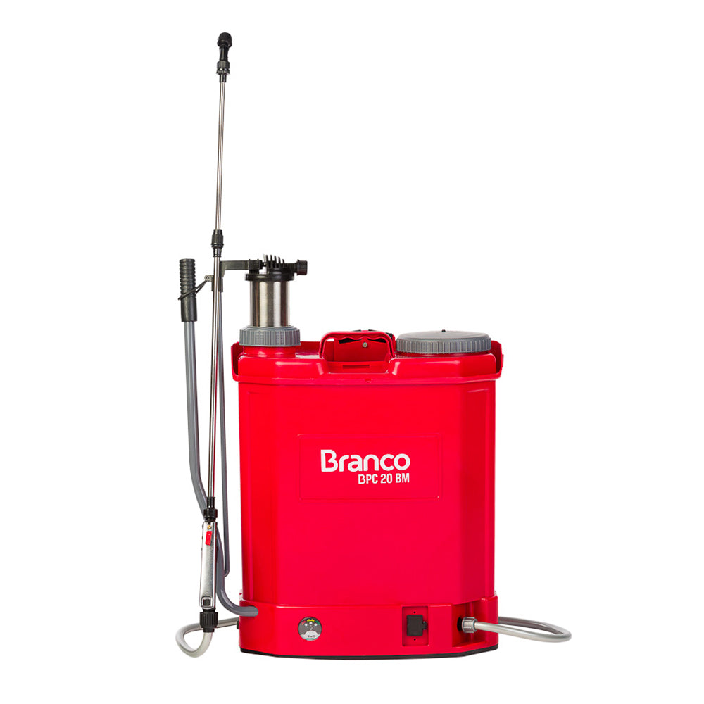PULVERIZADOR 21 LITROS COSTAL BATER BPC 20 BM BRANCO MOTORES