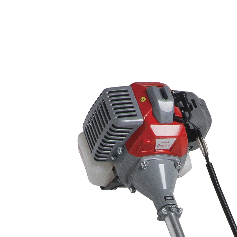 ROÇADEIRA LATERAL A GASOLINA 2.0CV BRANCO BR-52A COM GUIDÃO