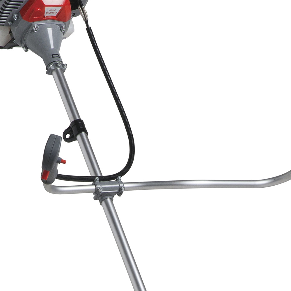 ROÇADEIRA LATERAL A GASOLINA 2.0CV BRANCO BR-52A COM GUIDÃO