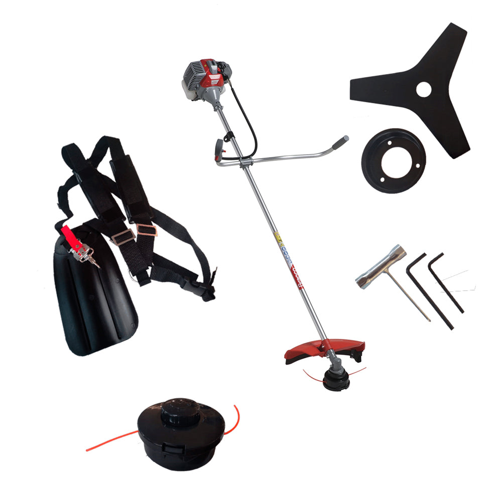 ROÇADEIRA LATERAL A GASOLINA 2.0CV BRANCO BR-52A COM GUIDÃO