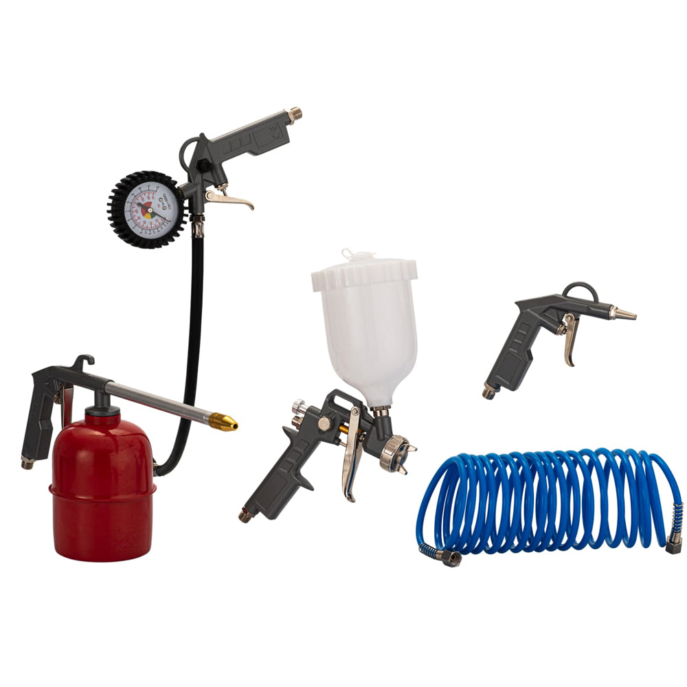 KIT PINTURA DE AR COM 5 PEÇAS PARA COMPRESSOR BRANCO