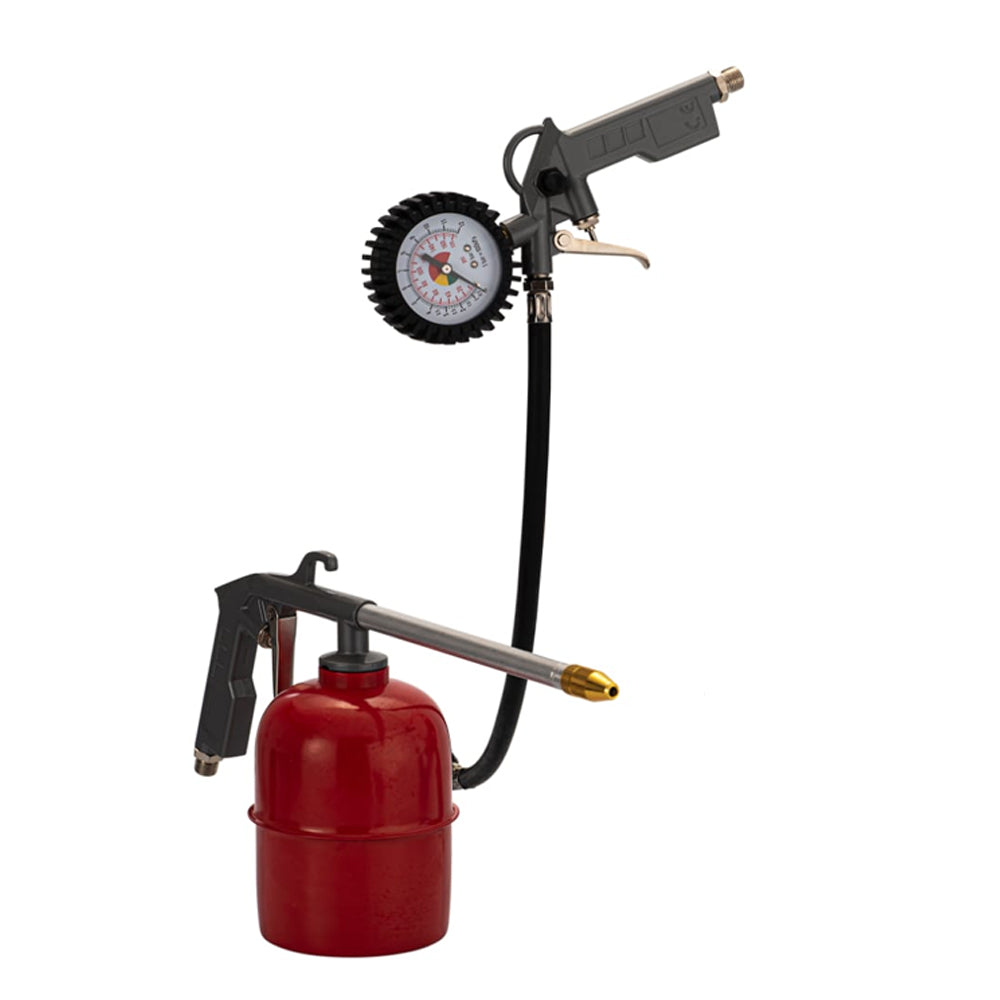 KIT PINTURA DE AR COM 5 PEÇAS PARA COMPRESSOR BRANCO