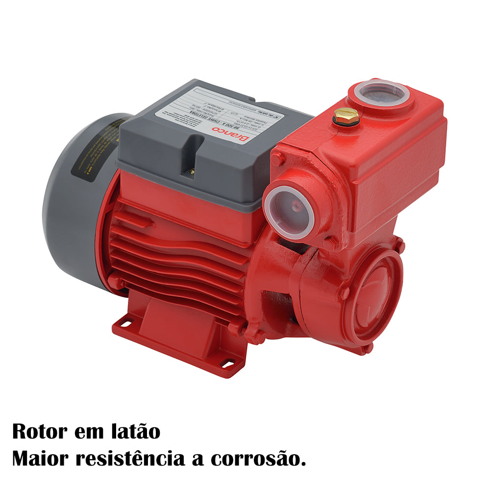 Bomba de Agua Autoaspirante Eletrica Bb500a 0,5cv Bivolt Branco