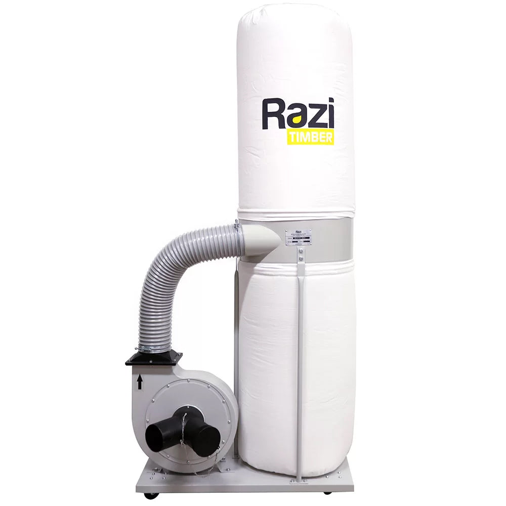 Coletor de Pó 2cv 153 Litros com 2 Entradas e 1 Reservatório 220/380v Razi