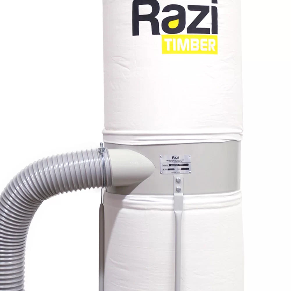 Coletor de Pó 2cv 153 Litros com 2 Entradas e 1 Reservatório 220/380v Razi