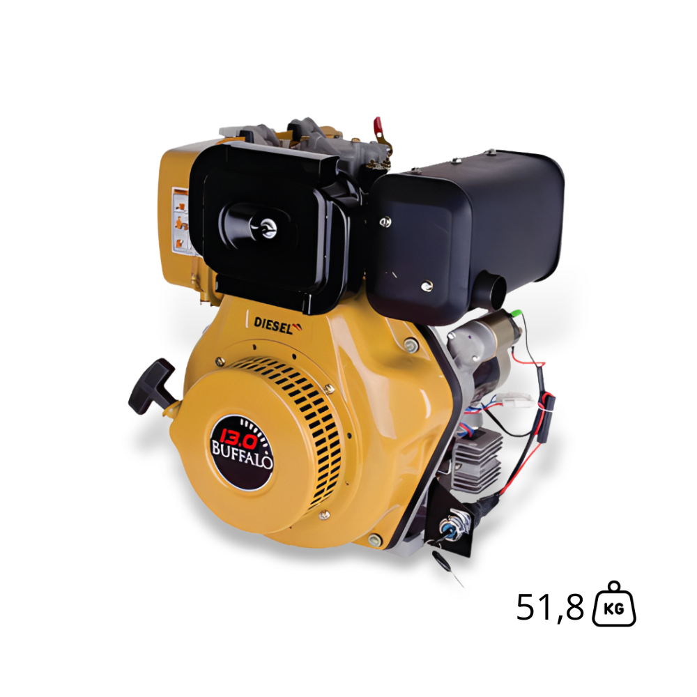 Motor a Diesel Estacionário BFDE 13CV 4 Tempos com Partida Elétrica Buffalo