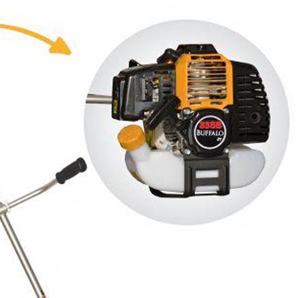 ROÇADEIRA Cortador Grama 33cc A GASOLINA PARTIDA MANUAL BF 33SB 2T 1,2CV BUFFALO