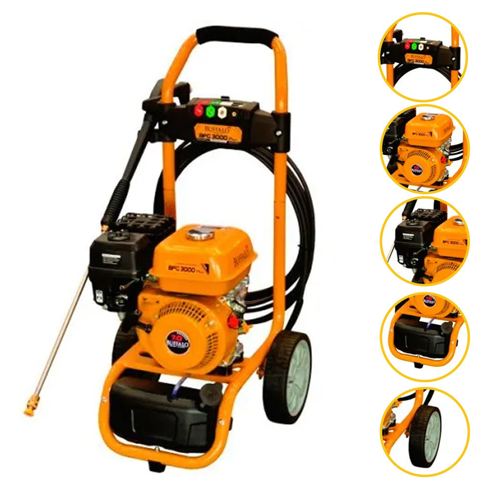 Lavadora de Alta Pressão a Gasolina Hidrolavadora BFG4T 7.0 HP Buffalo BFG3000