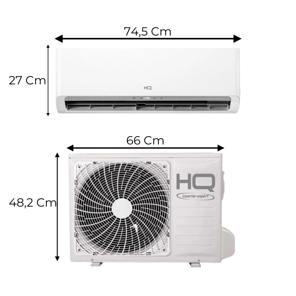 Ar Condicionado Inverter Split 18.000 BTUs HQ Hi Wall Monofásico 220v Branco