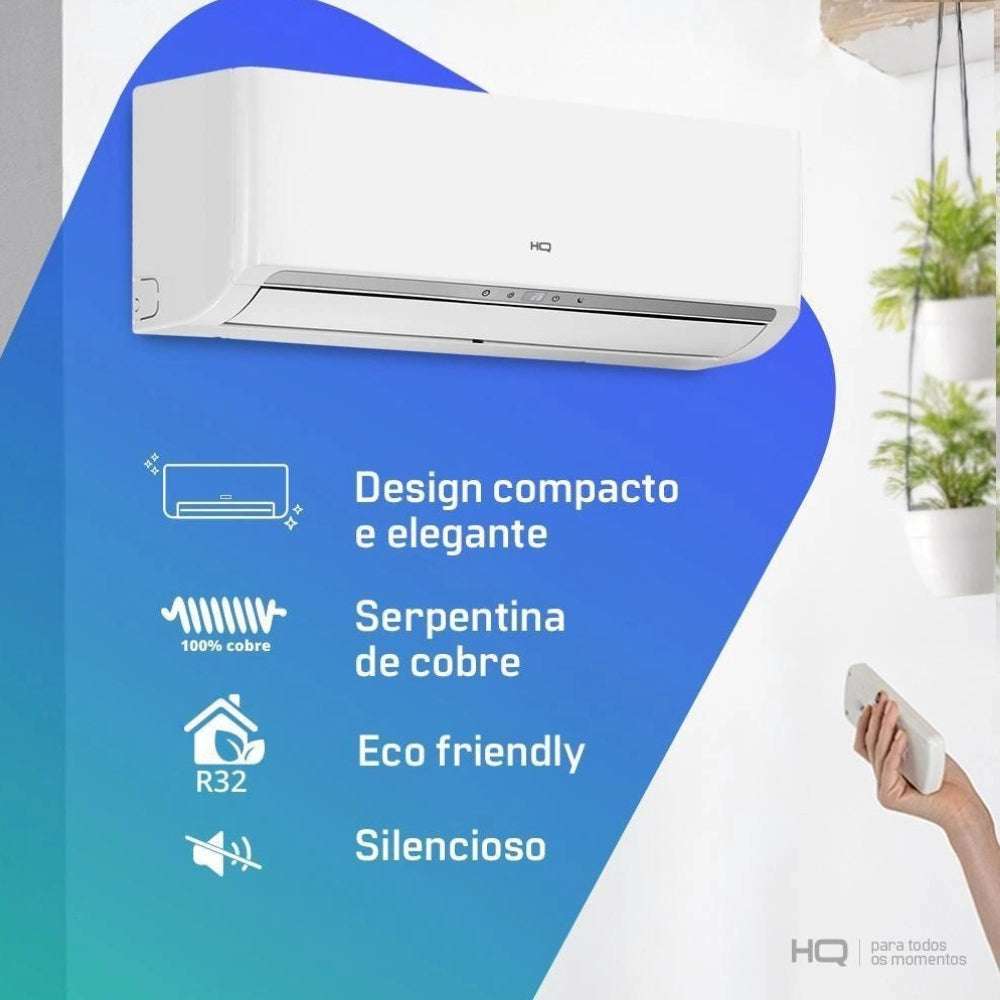 Ar Condicionado Inverter Split 24.000 BTUs HQ Hi Wall Monofásico 220v Branco