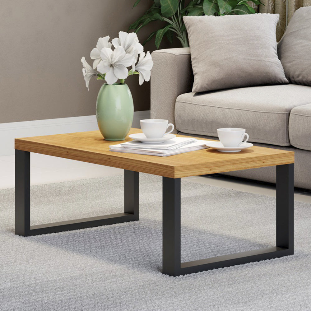 Mesa de Centro Industrial F13 Jpf Freijo Preto Fosco Pradel