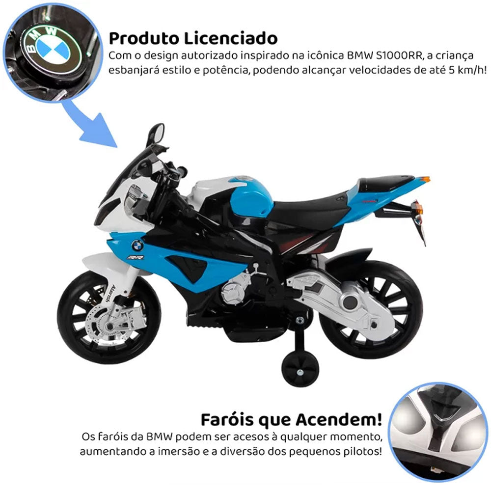 Moto Elétrica Infantil Motorizada Bmw S1000rr Zippy Toys