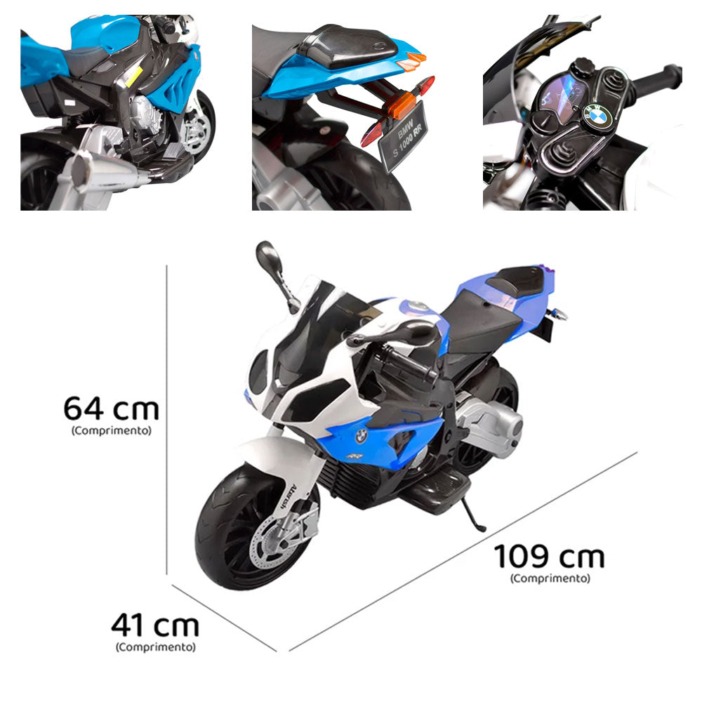 Moto Elétrica Infantil Motorizada Bmw S1000rr Zippy Toys