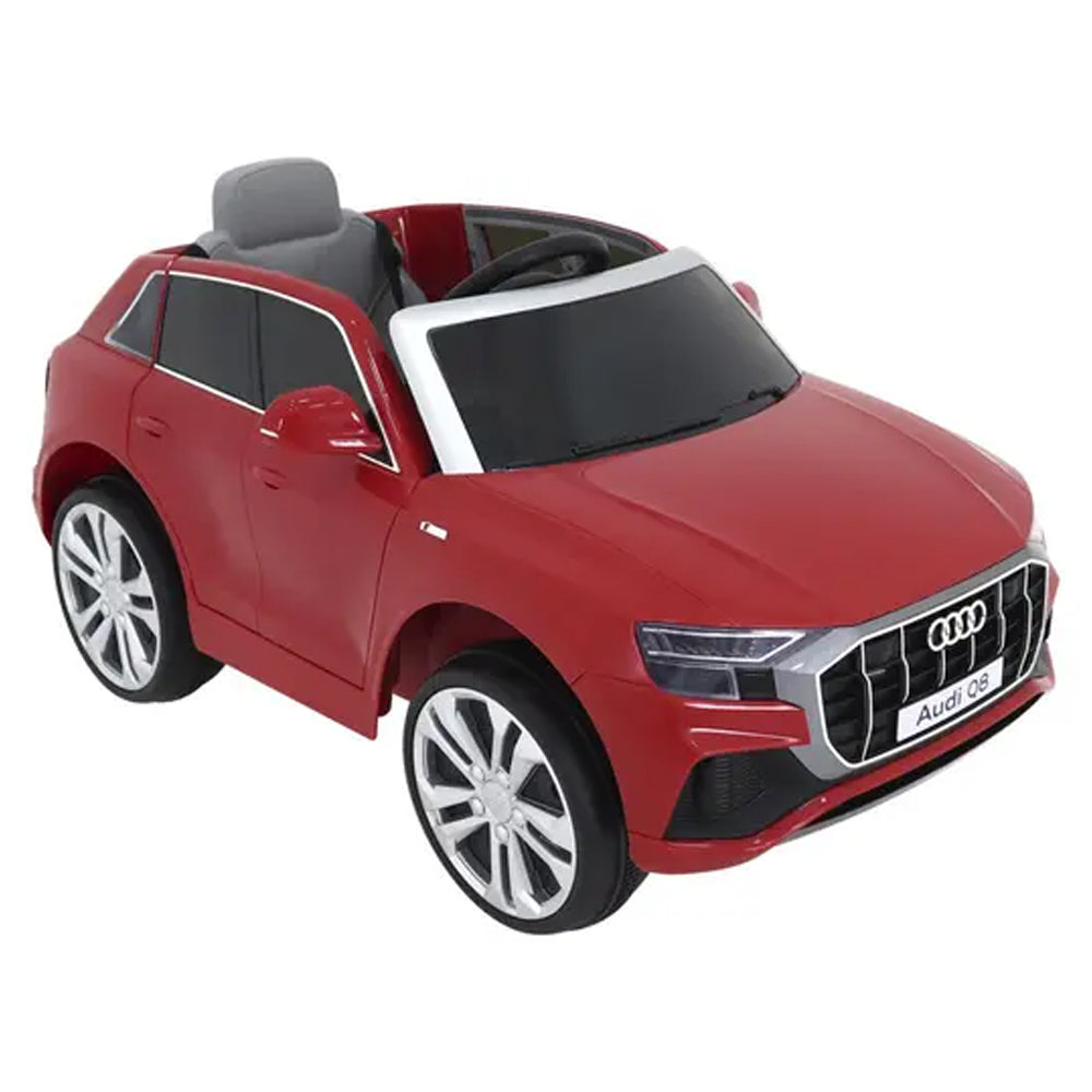 Carrinho Infantil Elétrico Audi Q8 12v com Controle Remoto Vermelho